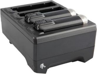 Zebra Sac-nwtrs-4sch-01 Cargador De Bater&iacute;a De Repuesto De 4 Ranuras Para Wt6000 Rs6000 Negro