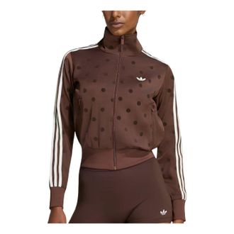 adidas (WMNS) adidas Satin Polka Dots TT Track Top Asia Sizing Auburn LI2855