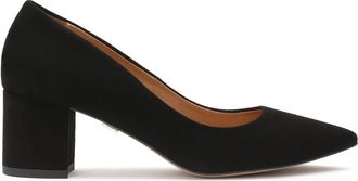 Kazar Klassieke zwarte pumps op een paal - Dames - Pumps - Zwart - 41 EU - Leer - Schoenen