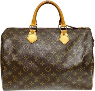 Louis Vuitton Pre-owned Speedy Monogram Handbag - Dames - Vintage Handtas - Bruin - ONE Size - Vintage