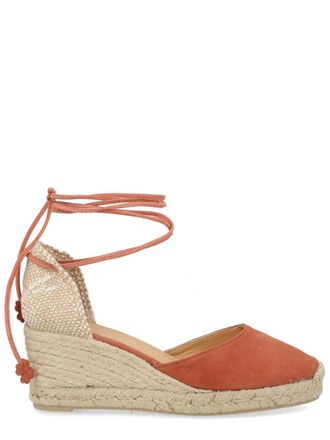 Castaner Suede Cute Jute Wedge Espadrilles