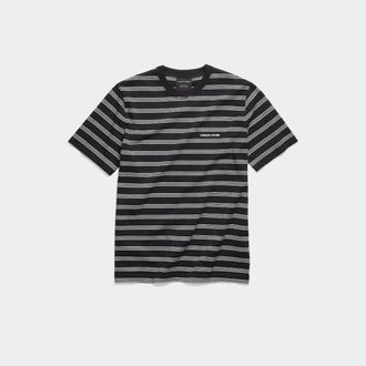 Canada Goose Vantage Striped T-Shirt (Men, Black Talbot Stripe, M)