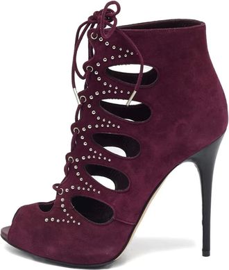 Alexander McQueen 115 mm laarzen verfraaid met studs - Paars