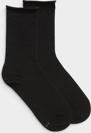 Bleuforêt Womens Velvety cotton socks