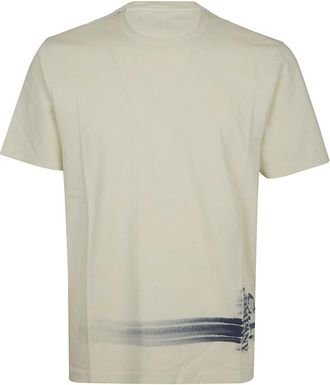 C.P. Company T-shirt 20Cmts 293A - Heren - T-shirts - Beige - S - Katoen - Tops