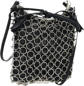 Ferragamo Pre-owned Metal Shoulder Bag - Dames - Vintage Schoudertas - Zwart - ONE Size - Vintage