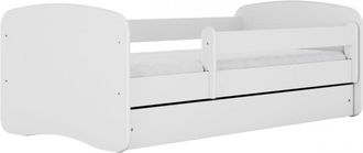 Topeshop Topeshop - Happy - Cama Infantil Blanca Completa 160 X 80 Cm Somier + Colch&oacute;n + Cajones