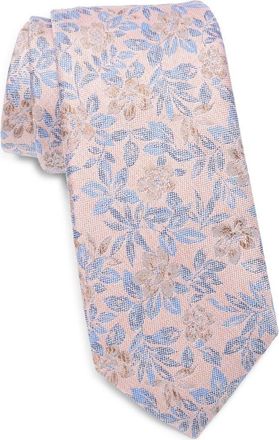 Nordstrom Brice Floral Silk Tie in Orange at Nordstrom