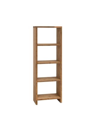 Deco Wood Estanteria de madera de abeto roble oscuro de 80x60cm