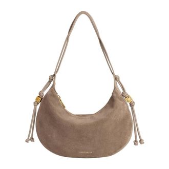 Coccinelle Thess Schoudertas - Dames - Schoudertassen - Bruin - ONE Size - Katoen - Tassen