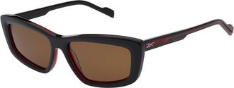 Reebok RBK5010 Polarized 201P Womens Sunglasses Burgundy Size 55