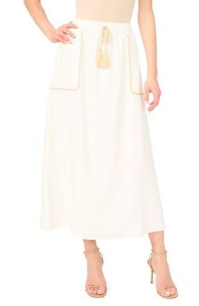 Parker Rope Trim Maxi Skirt in Snow White at Nordstrom Rack, Size X-Small
