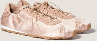 Miu Miu Plume satin sneakers