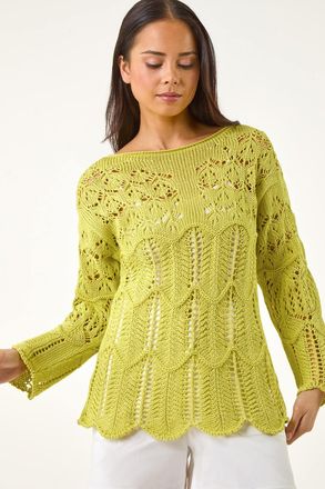 Roman Open Knit Jumper