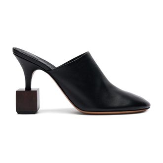 Jacquemus Zwarte Instap Hoge Hak Schoenen - Dames - Muiltjes - Zwart - 36 EU - Schoenen