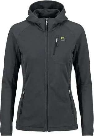 Karpos Odle Evo Hoodie Full Zip Fleece Fleecejacke f&uuml;r Damen | grau