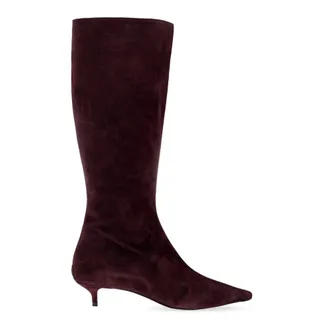 Jimmy Choo London Schoenen, Dames, Rood, 39 EU, Leer, Amis Knee Boot 35