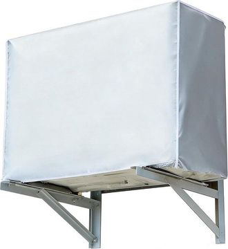 No Brand Funda Para Aire Acondicionado Exterior, Resistente Al Polvo, Al Agua, A La Nieve, Con Protecci&oacute;n Uv, Contra El Viento Y La Arena (80 &times; 30 &times; 57 Cm)