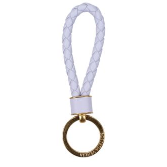 Bottega Veneta Damens Schl&uuml;sselanh&auml;nger Lila/Flieder Leder