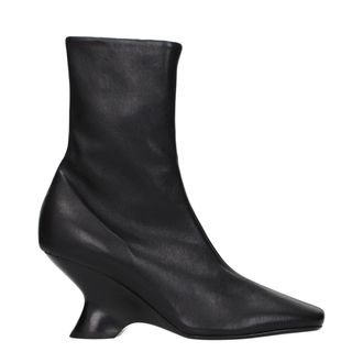 Dries Van Noten Leather Ankle Womens Boots