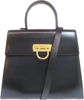 Ferragamo Leather Handbag (Pre-Owned)