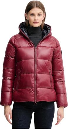 Save The Duck Lois Jacket - Dames - Winterjassen - Rood - M - Leer - Jassen