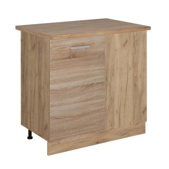 Vicco Armario De Esquina R-line, Sonoma, 86 Cm, Et Roble