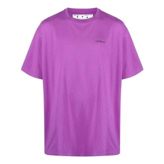 Off-white Arrows Crew-Neck T-shirt Purple OMAA038S23JER0023610