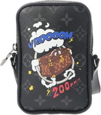 Louis Vuitton Black Monogram Eclipse Canvas Shoulder Bag (Pre-Owned)