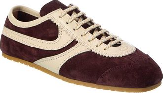 Dries Van Noten Paneled Suede & Leather Sneaker