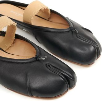Maison Margiela Ballerinas - Tabi Ballerina Mule Elastic Band Black - Gr. 36 (EU) - in Schwarz - f&uuml;r Damen
