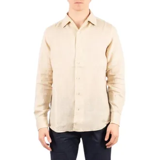 Saint Barth Casual Shirts, male, Beige, Size: XL Raphael Shirt