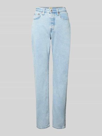 Levi's Straight Fit Jeans aus Baumwoll-Mix Modell 501 in Hellblau, Gr&ouml;&szlig;e 27/32