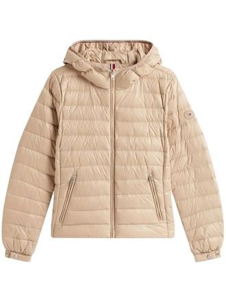 Tommy Hilfiger hooded quilted jacket - Neutrals