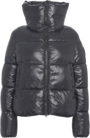 Save The Duck Glossy Puffer Jacket With High Collar And Plumtech Insulation