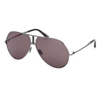Tom Ford Rickie-02 Smoke Pilot Mens Sunglasses FT1281 08A 63