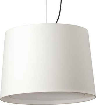 Faro Barcelona Samba L&aacute;mpara Colgante Negra/beige &Oslash;450 3l 64314-55-3l