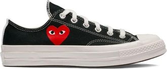 Comme Des Gar&ccedil;ons Logo Sneakers - Heren - Sneakers - Zwart - 37 EU - Katoen - Schoenen