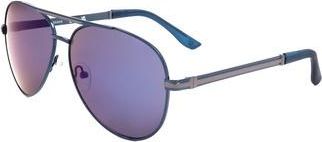 Guess Blue Mirror Pilot Mens Sunglasses GF0173 90X 61