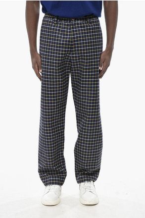 Marni Pantaloni 4 Tasche in Misto Lana con Motivo a Quadri taglia 48