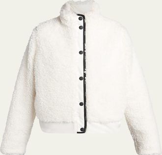 Moncler Short Down Teddy Jacket