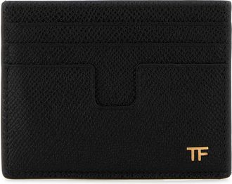 Tom Ford Black Leather Card Holder