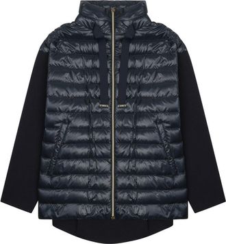 Herno Padded Contrasting Sleeves Cotton Down Jacket