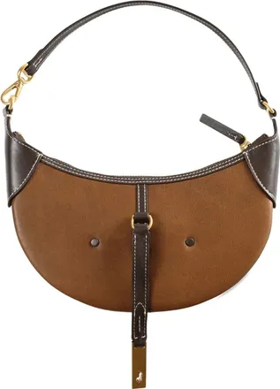 Polo Ralph Lauren mini Polo ID contrast-stitch shoulder bag - women - Leather - OS - Brown