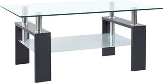 vidaXL Furniture Limited - Mesa De Centro Vidrio Templado Gris
