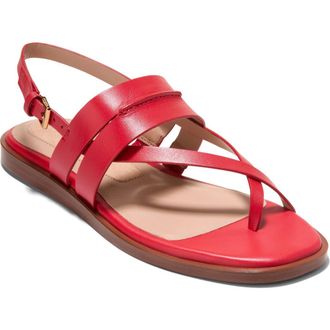 Cole Haan Estella Slingback Leather Sandal in Salsa Leather at Nordstrom Rack, Size 8.5