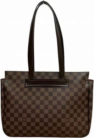 Louis Vuitton Pre-owned Tote Bags, female, Brown, Size: ONE SIZE Pre-owned Parioli Damier Tote bag