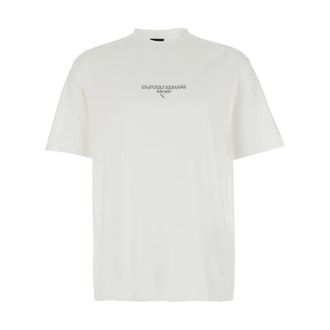 Emporio Armani Heren, Tops, Wit, Maat: XL Katoen