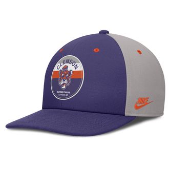 Nike Clemson Athletic Prep Pro Nike Mens Dri-FIT College Adjustable Hat in Purple | NC120FDBCLV-7U6