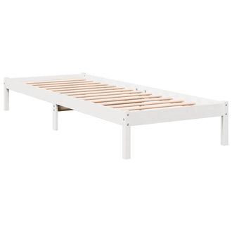 Berkfield Home Decorative Extra Long Bed Frame without Mattress White 100x210 cm